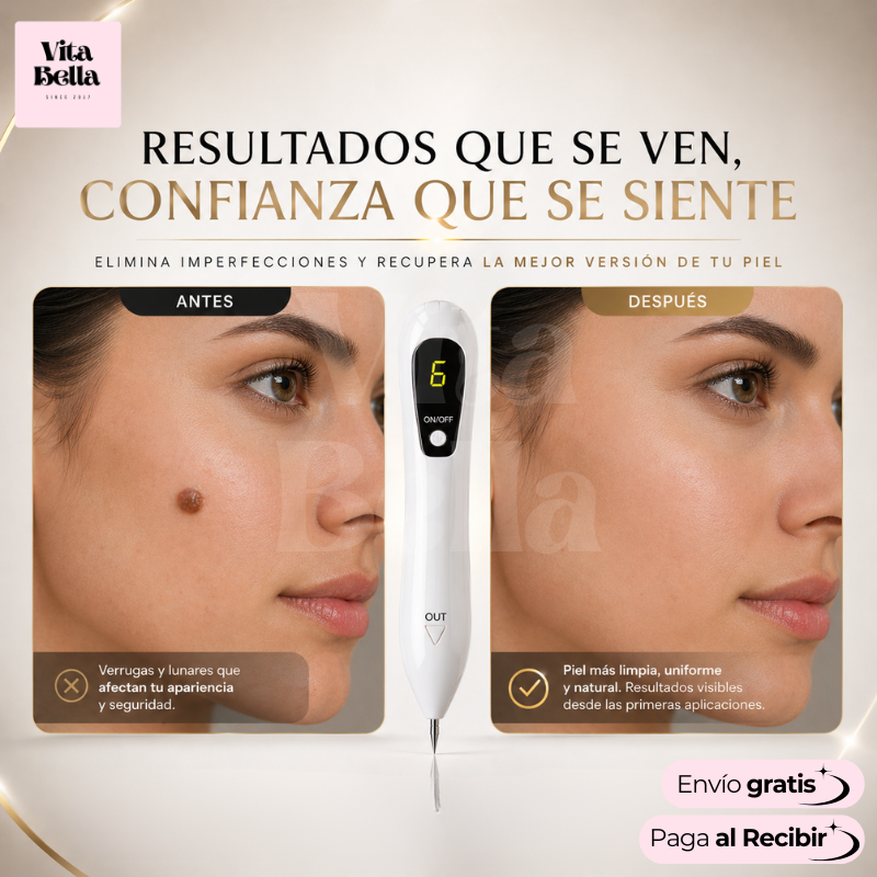 LápizSkinClear™ | Dispositivo para eliminar verrugas y lunares