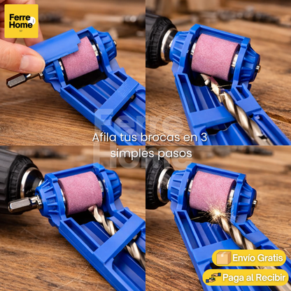 PuntaFina™ | Afilador de brocas portátil