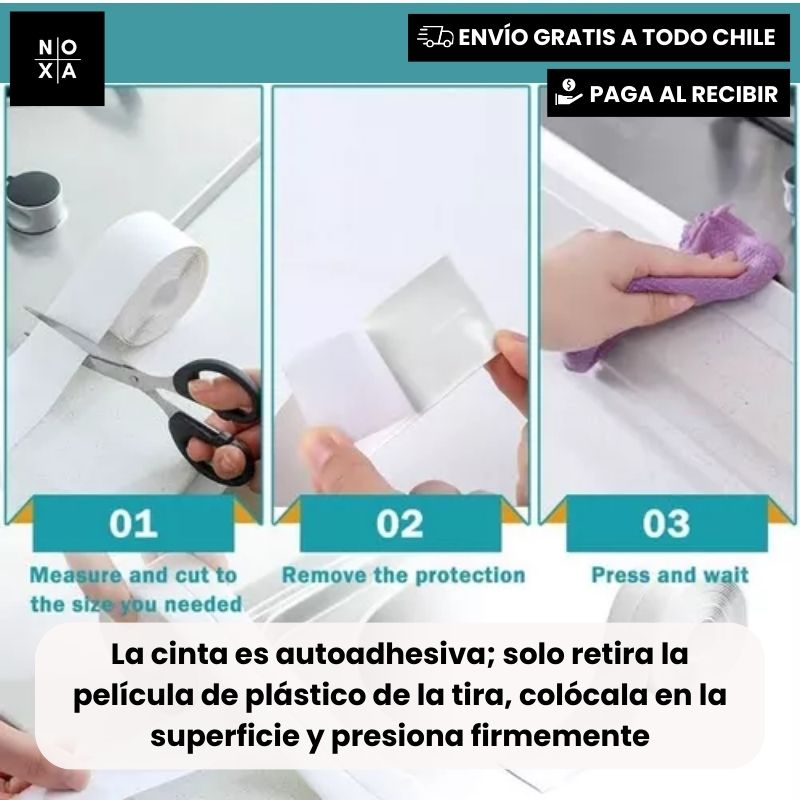 ReparaMax | Cinta Adhesiva Reparación Baño Lavaloz