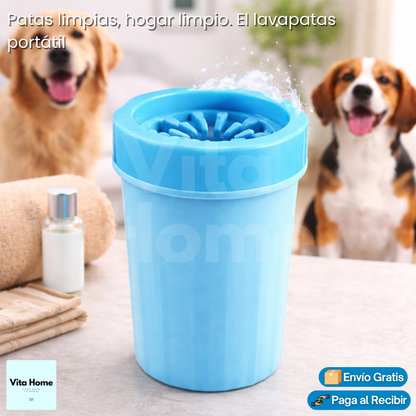 LimpiePatas™ | Limpiador de patas para perros portátil y eficaz