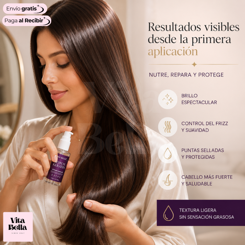 KeraCol™ | Sérum Capilar intensivo con keratina y colágeno