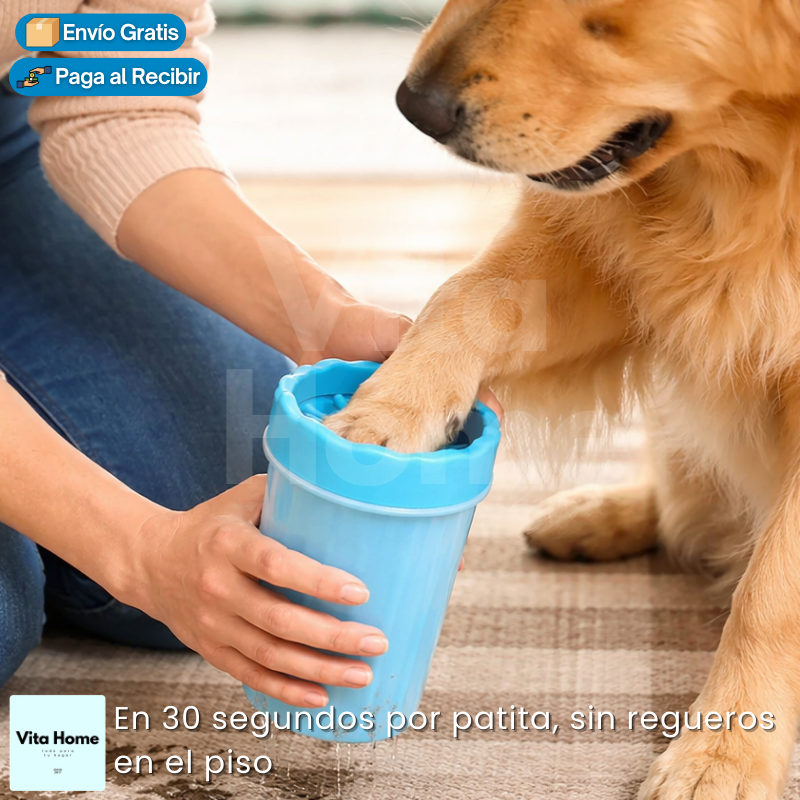 LimpiePatas™ | Limpiador de patas para perros portátil y eficaz