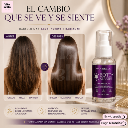 KeraCol™ | Sérum Capilar intensivo con keratina y colágeno