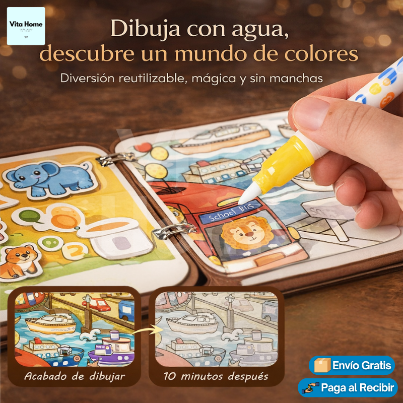 ColorMente™ | Libro de dibujos basado en método Montessori