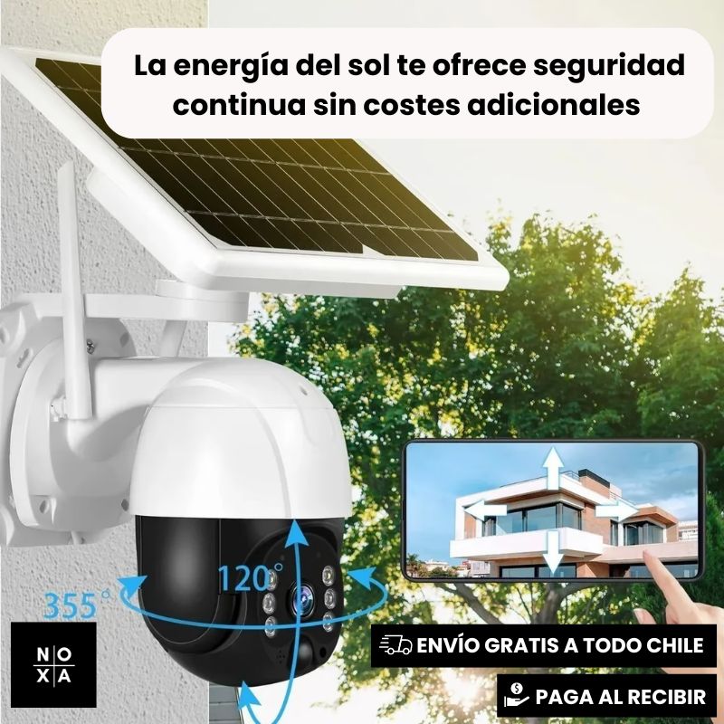 SolarGuard Cam | Cámara Exterior Solar Ip Wifi 1080p