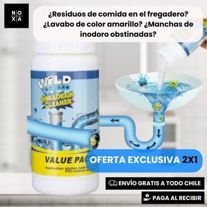 ⭐CleanStream | Destapador Limpiador Drenaje BañoCocina