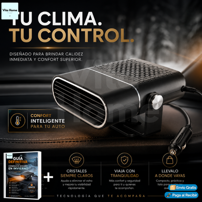CalorCar™ | Calefactor de auto portátil eléctrico