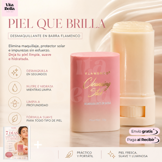 Barra Puraflam™ | Desmaquillante sólido natural