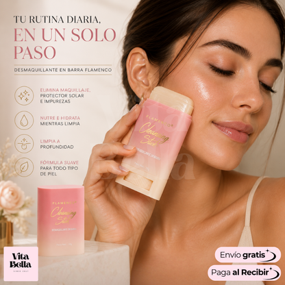 Barra Puraflam™ | Desmaquillante sólido natural