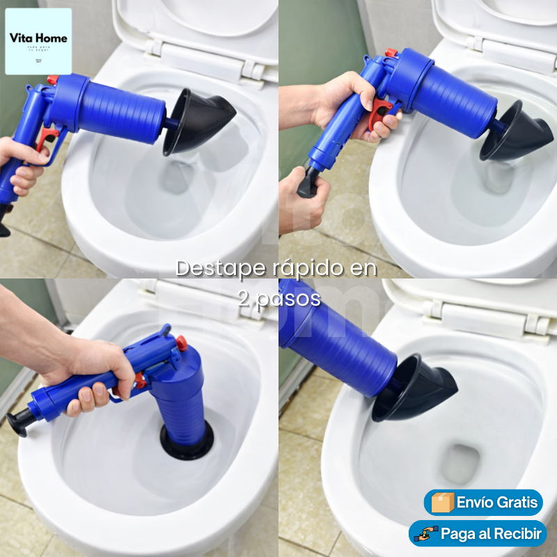 Sopapo Drenaplus™ | Dispositivo drenador de presión a aire