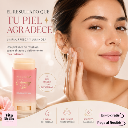 Barra Puraflam™ | Desmaquillante sólido natural