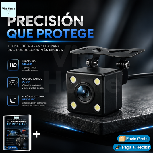 VisioNight™ | Cámara de retroceso con visión nocturna LED