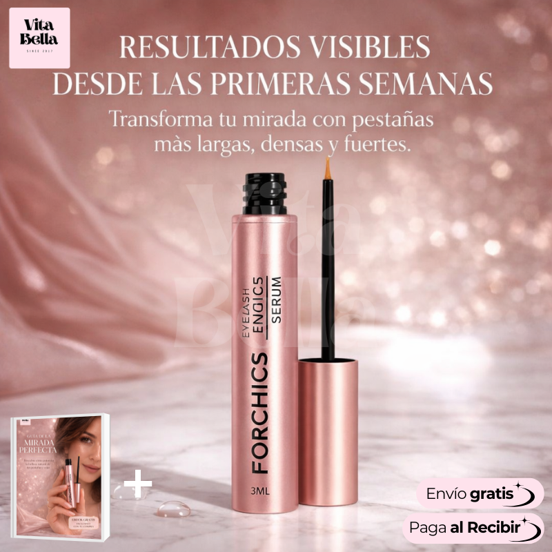 Forchic™ | Suero potenciador de pestañas con péptidos poderosos