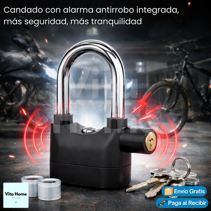 CandadoAlert™ | Candado de seguridad con alarma integrada