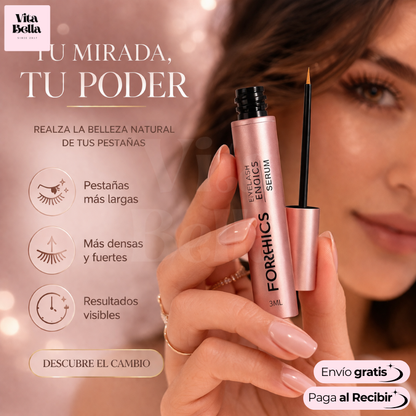 Forchic™ | Suero potenciador de pestañas con péptidos poderosos