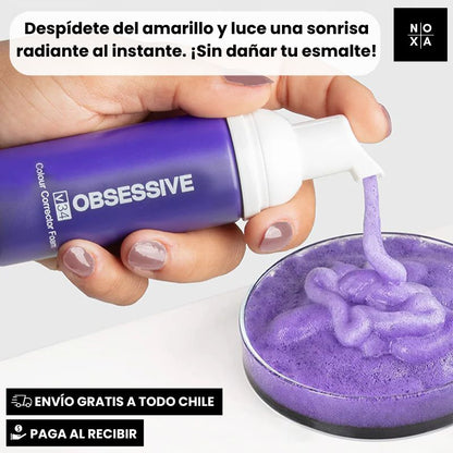 Pureza Dental | ESPUMA BLANQUEADORA DE DIENTES:OBSESSIVE