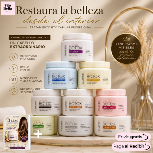 SalonEx Capilar™ | Crema capilar efecto botox