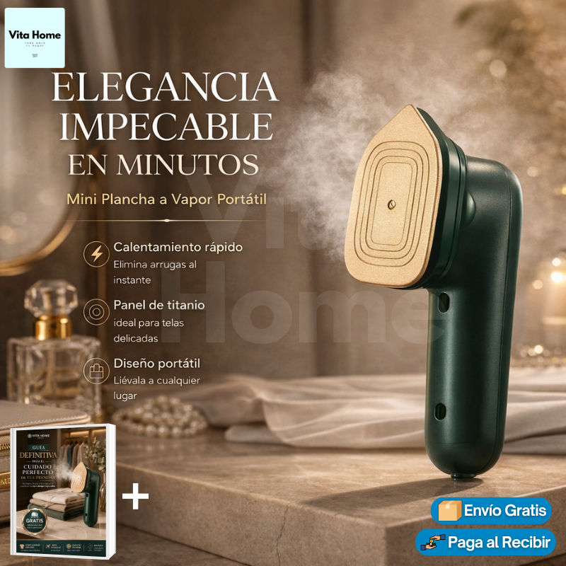 Plancha Fácil™ | Mini plancha a vapor portátil