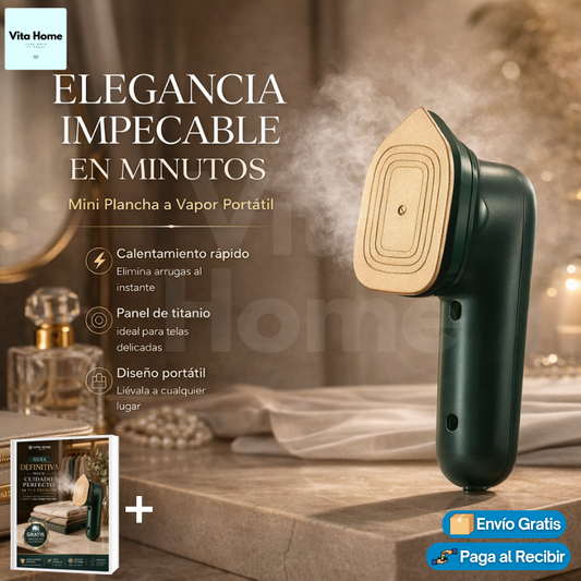 Plancha Fácil™ | Mini plancha a vapor portátil