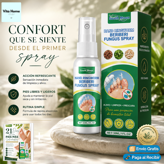 FungiFree™ | Spray anti-hongos y anti-picazón