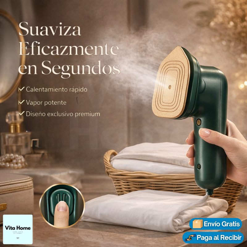 Plancha Fácil™ | Mini plancha a vapor portátil