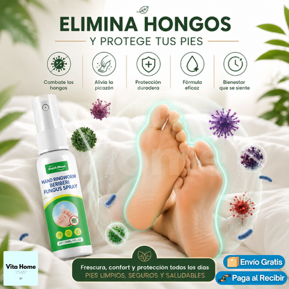 FungiFree™ | Spray anti-hongos y anti-picazón