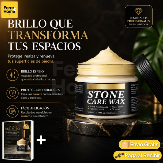 BrillaMármol™ | Cera para pulir mármol, granito y cerámica