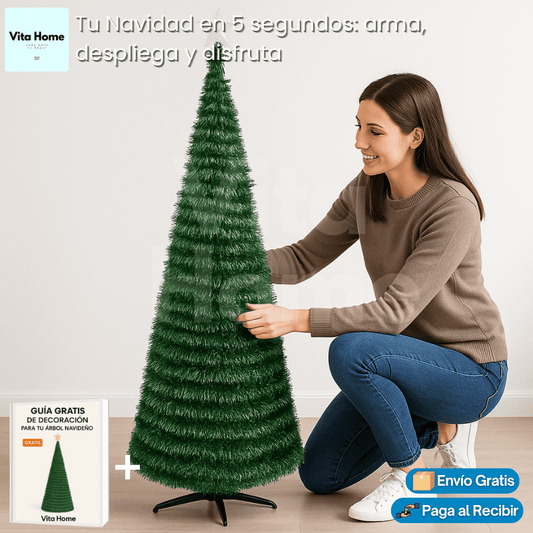NavidadEspléndida™ | Árbol de Navidad plegable en forma espiral