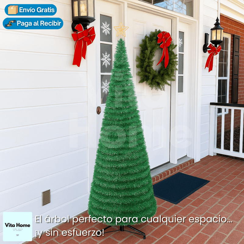 NavidadEspléndida™ | Árbol de Navidad plegable en forma espiral