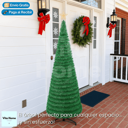 NavidadEspléndida™ | Árbol de Navidad plegable en forma espiral
