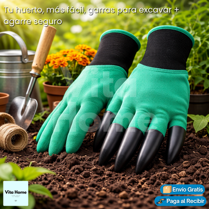 GuanteGarras™ | (2x1) Guantes de jardín multifuncionales
