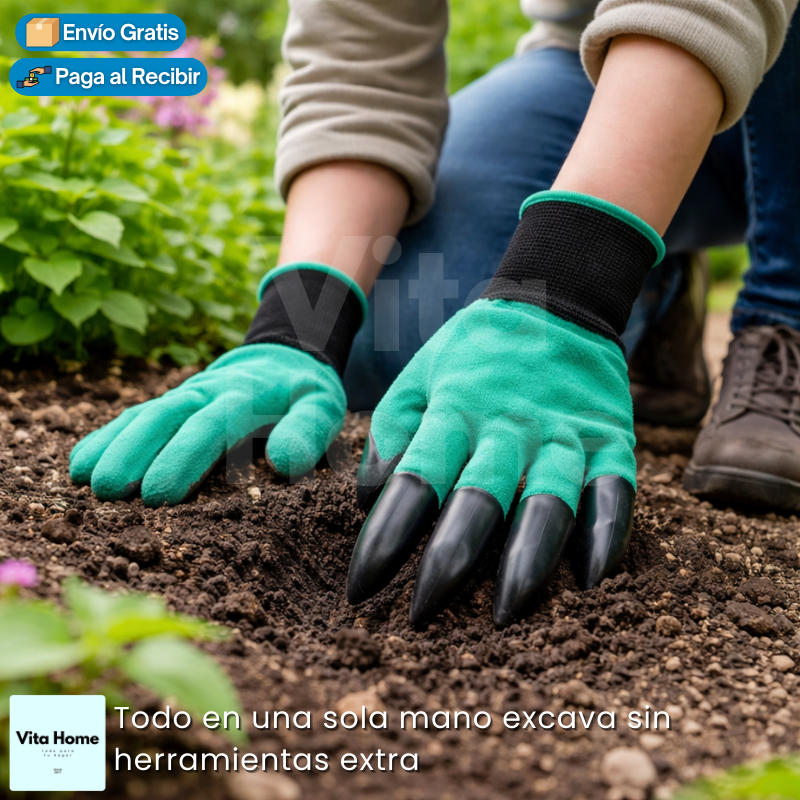 GuanteGarras™ | (2x1) Guantes de jardín multifuncionales