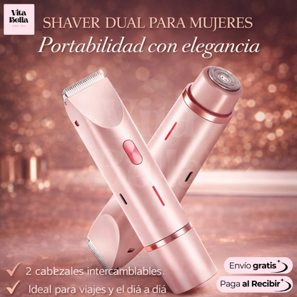 SilkySmooth™ | Bikini Trimmer Eléctrico 2-en-1 Recargable