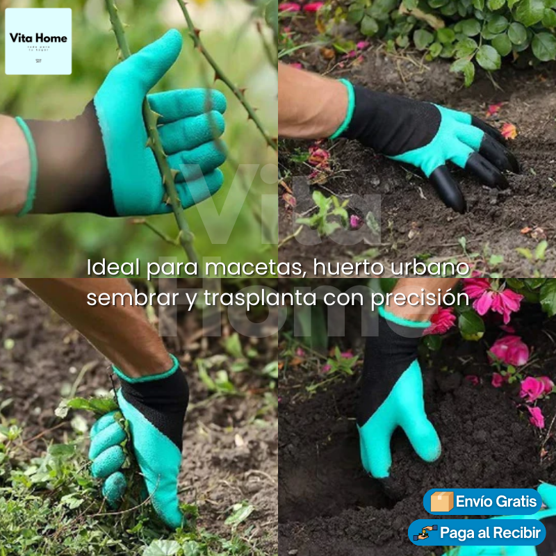 GuanteGarras™ | (2x1) Guantes de jardín multifuncionales