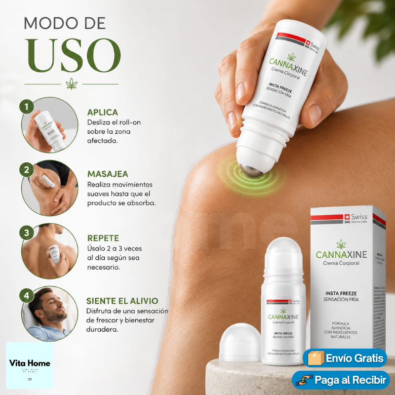 AliviaRoll™ | Roll-on aliviador de dolores musculares