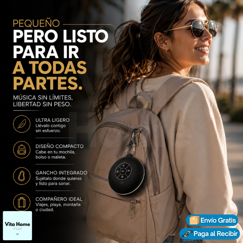 SantanaVision™ | Parlante Bluetooth portátil