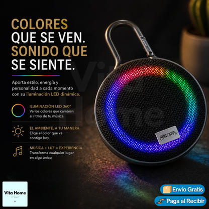 SantanaVision™ | Parlante Bluetooth portátil
