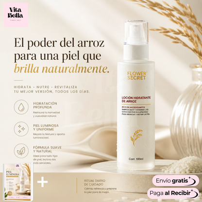 HidraRice™ | Loción Hidratante de Arroz