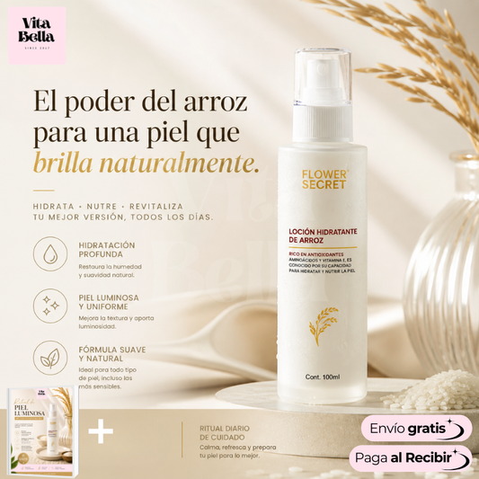 HidraRice™ | Loción Hidratante de Arroz