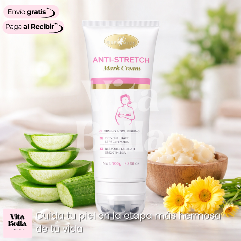 Crema ConfidentSkin™ | Crema antiestrías con masajeador roller