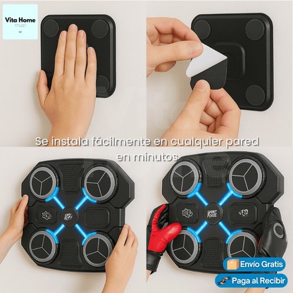 BoxeoKids™| Máquina de boxeo para niños con guantes incluidos