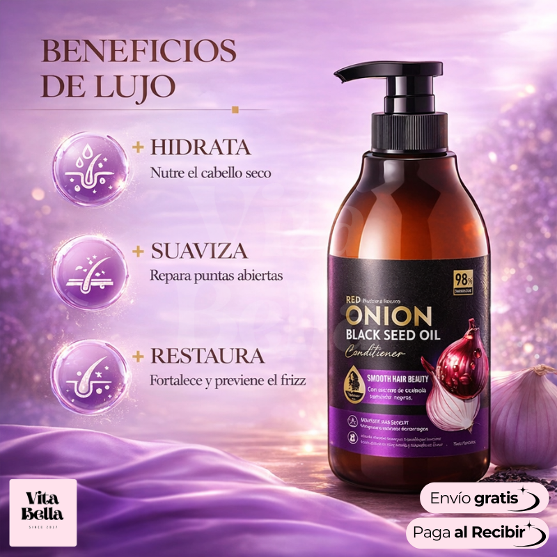 OnionRepar™ | Acondicionador reparador de cabello
