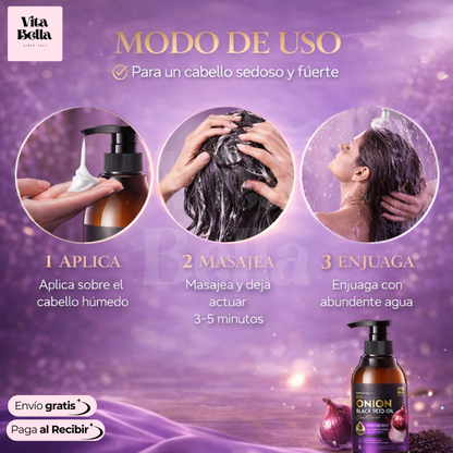 OnionRepar™ | Acondicionador reparador de cabello