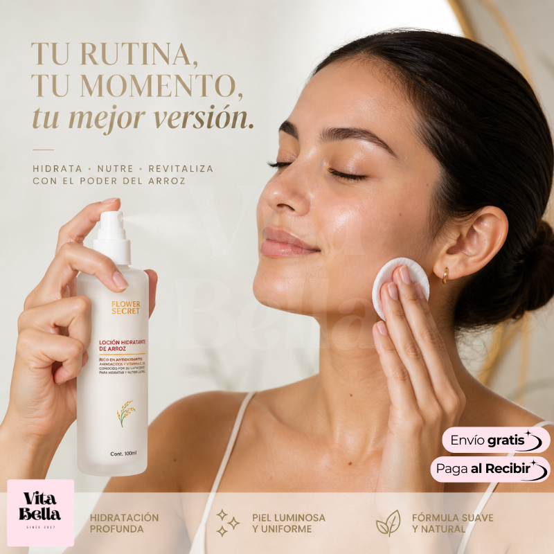 HidraRice™ | Loción Hidratante de Arroz
