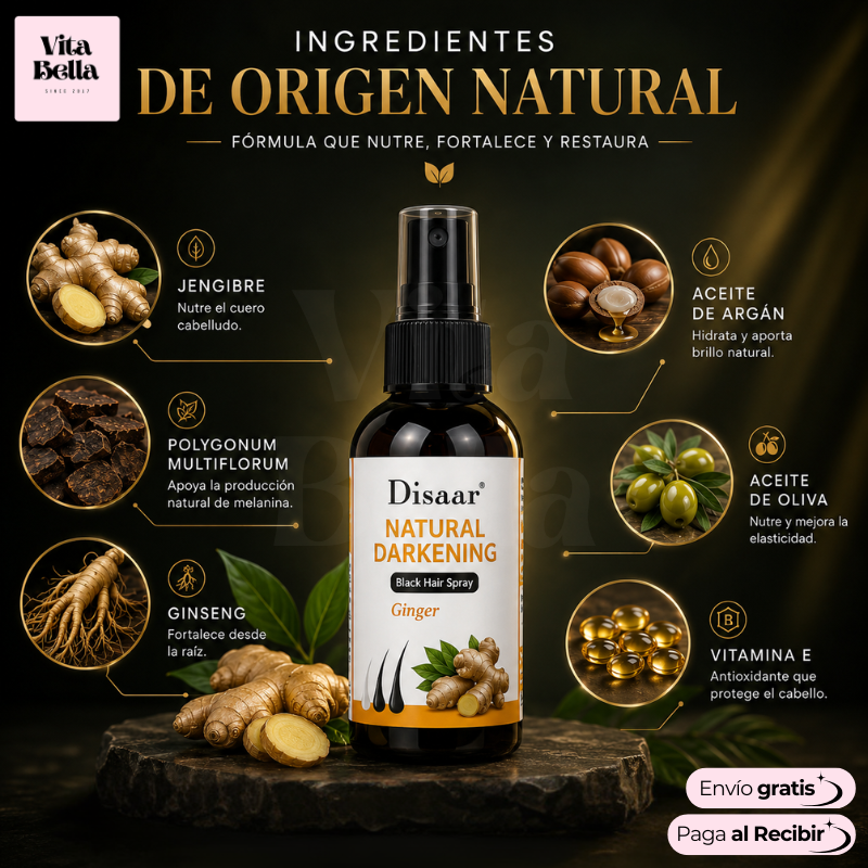 OscuroChic™ | Spray oscurecedor para cabello