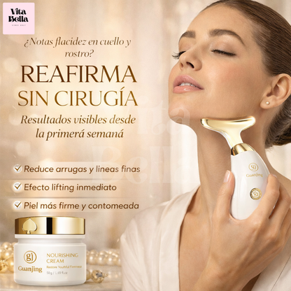 CremaFirm99™ | Crema y masajeador facial reafirmante