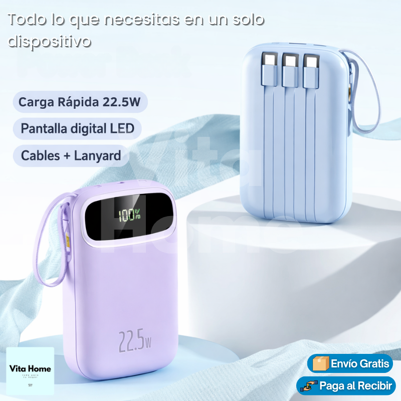 EnergiPack™ | Banco de energía portátil multifunción 4 en 1