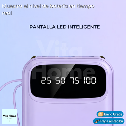 EnergiPack™ | Banco de energía portátil multifunción 4 en 1