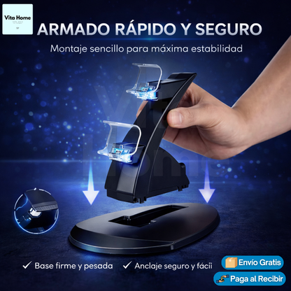 ControlPower™ | Base de Carga para Controles de Videojuegos