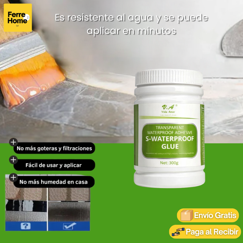 AquaFix | Adhesivo transparente para gotera